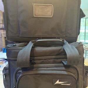 Pilot Flight Attendant travel cooler and laptop Bags